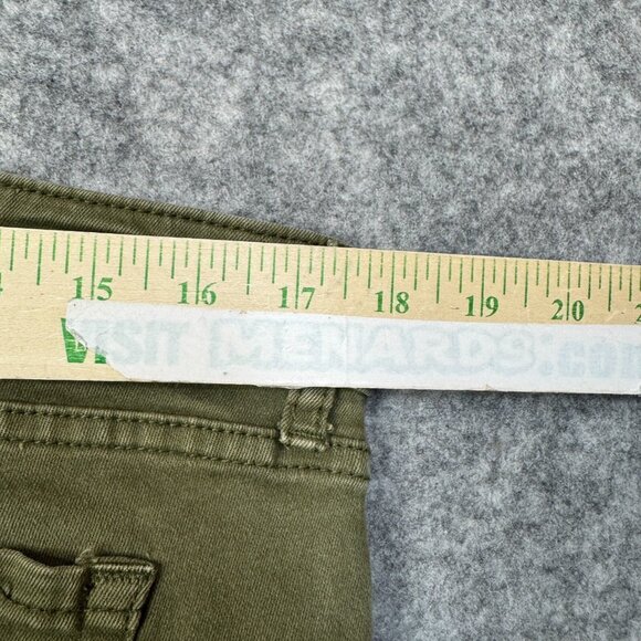 Kut from the Kloth Jeans Womens Size 16 Green Straight Denim Cotton Stretch - Picture 10 of 11